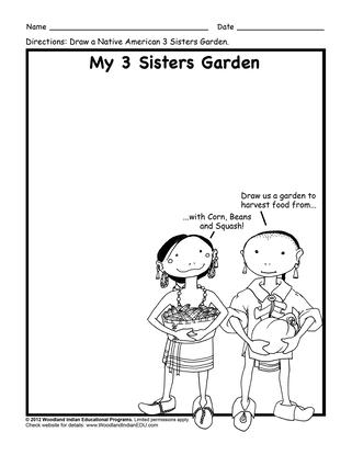three sisters garden Native American garden