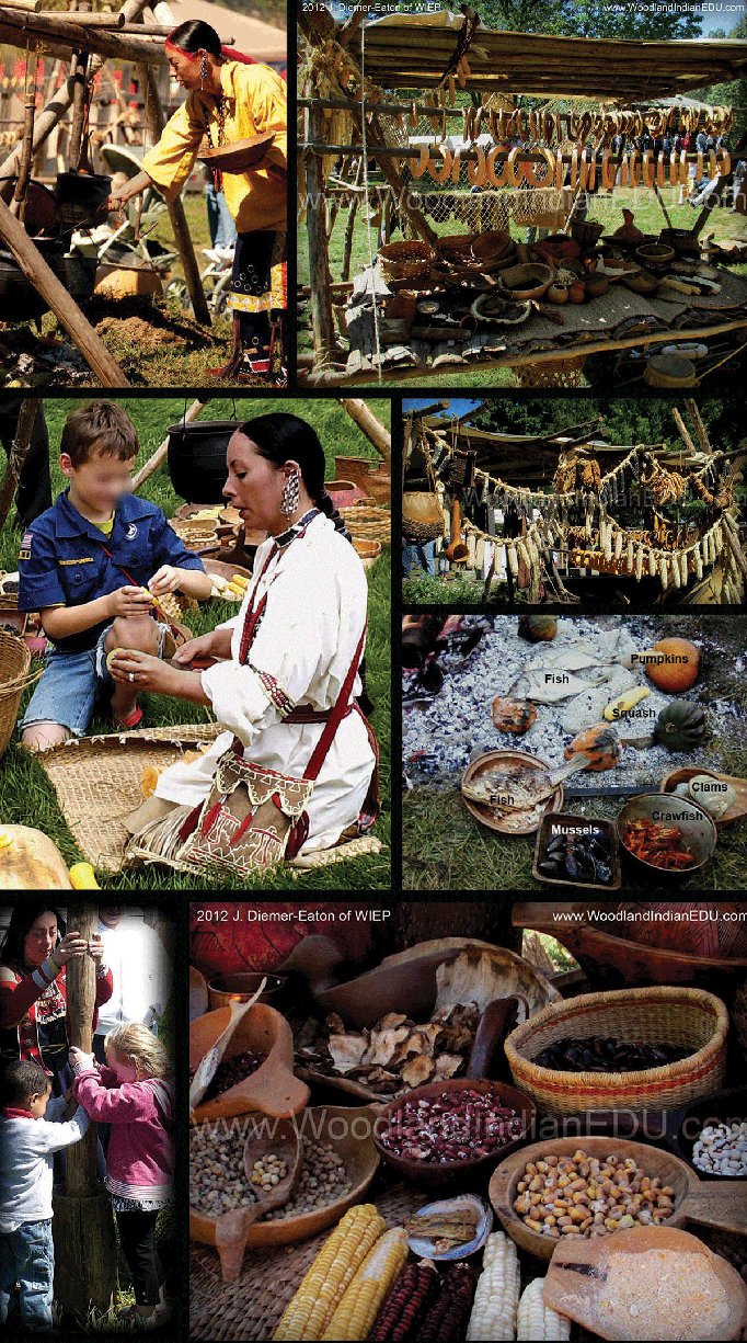 Native American Foods   Credit: 2009 www.WoodlandIndianEDU.com