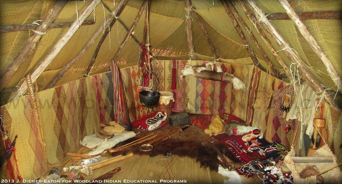 Woodland Indian Camp at Eitlejorg Museum's Indian Market and Festival 2013 with Jessica Diemer-Eaton