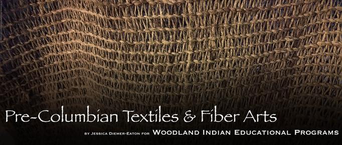 twined twining nettle bark fibers fiber textiles by Jessica Diemer-Eaton Native American Eastern Woodlands Indian prehistoric precontact examples of reproduction Native style clothing bags textiles garments weft warp